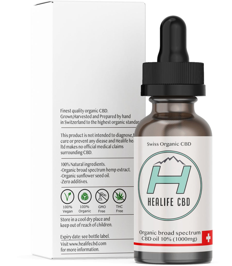 10% Broad spectrum CBD oil - healife health