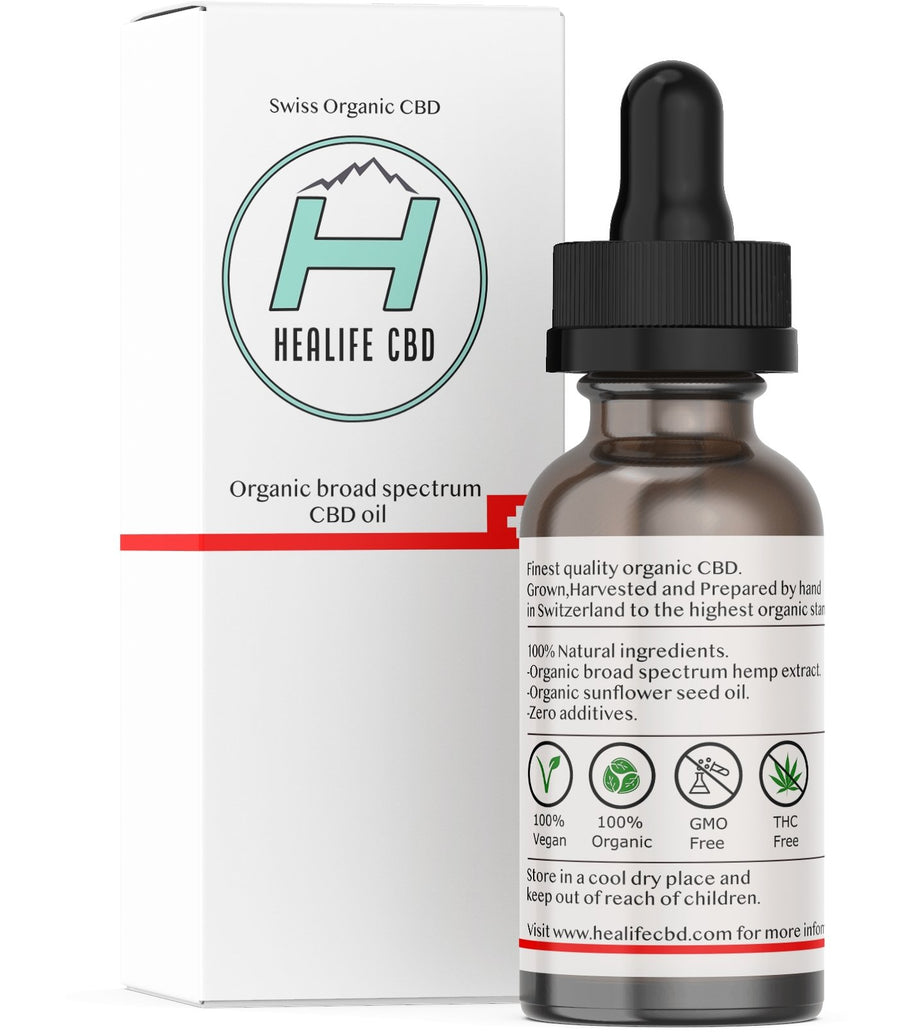 15% Broad spectrum CBD oil - healife health